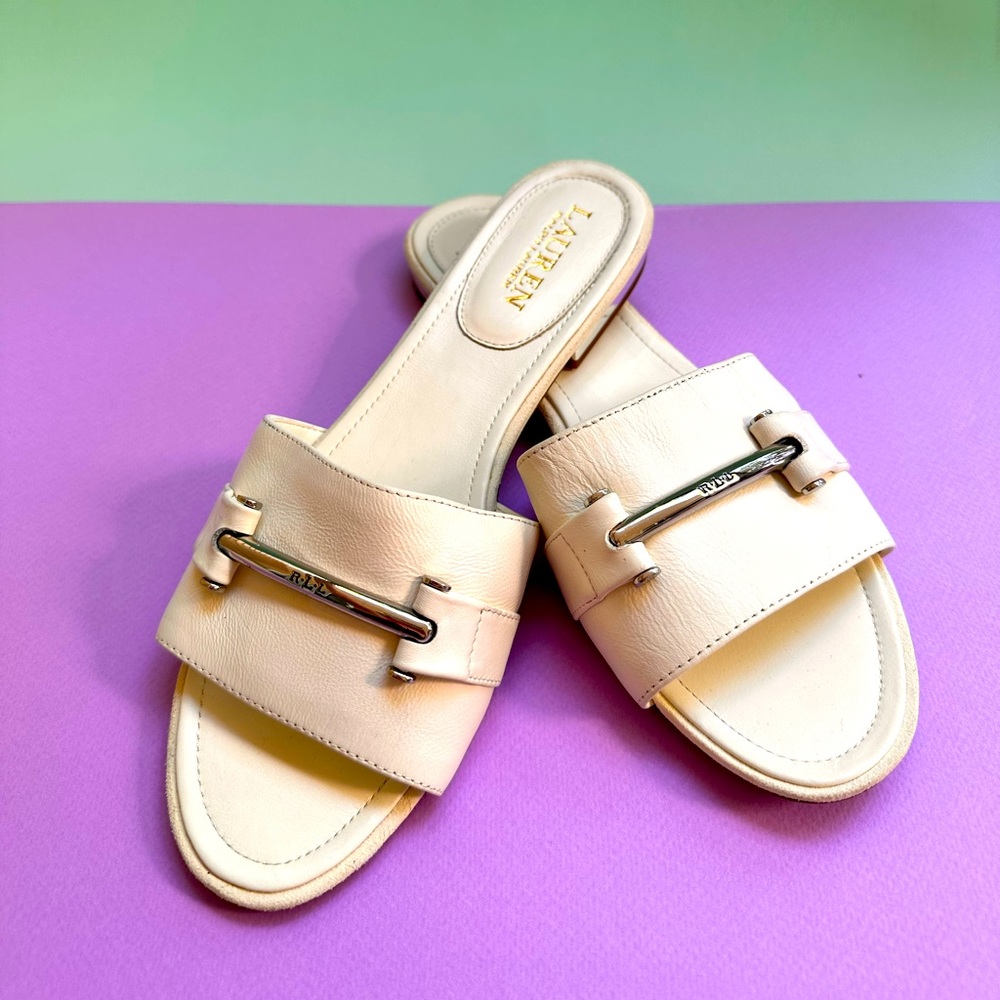 RALPH LAUREN  DAVAN SANDALS 100% Leather